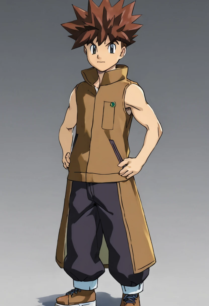 gary oak wearing sinnohoutfit