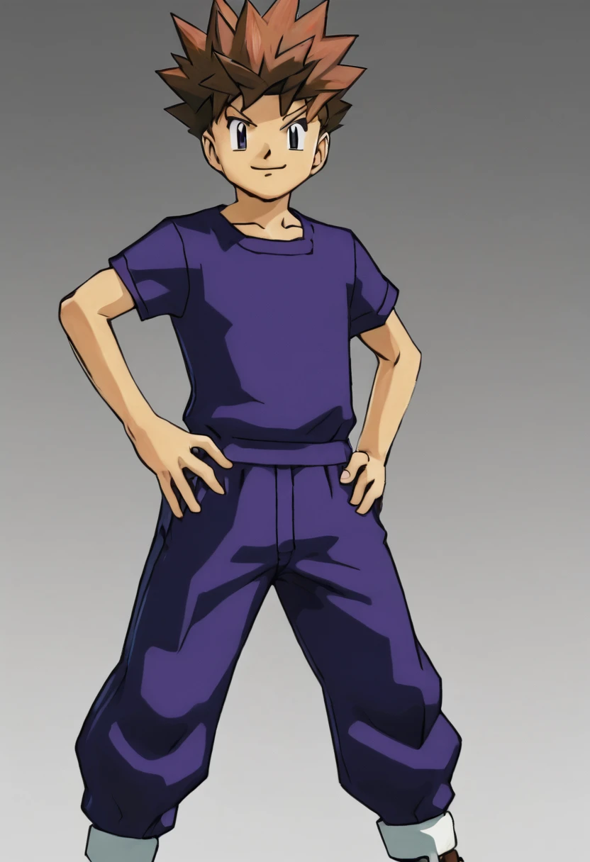 gary oak wearing sinnohoutfit