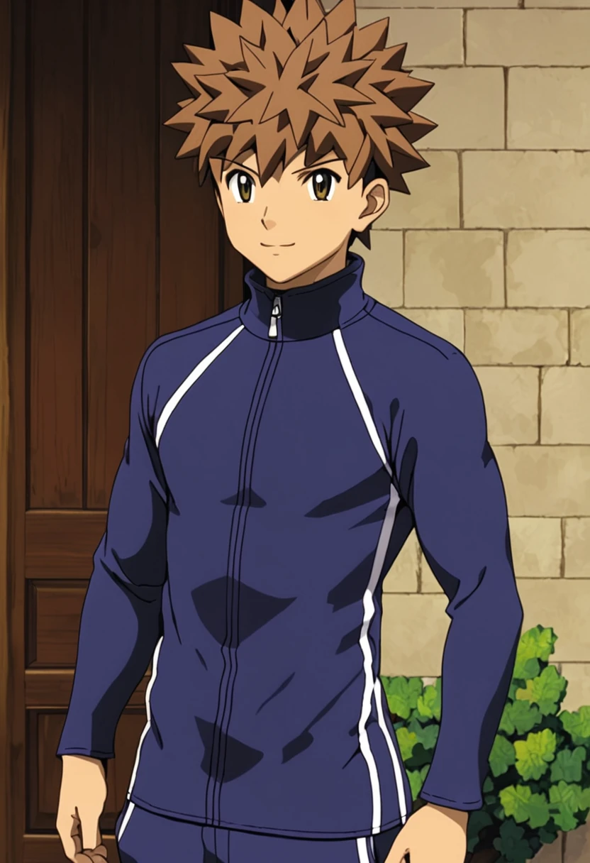 gary oak wearing sinnohoutfit