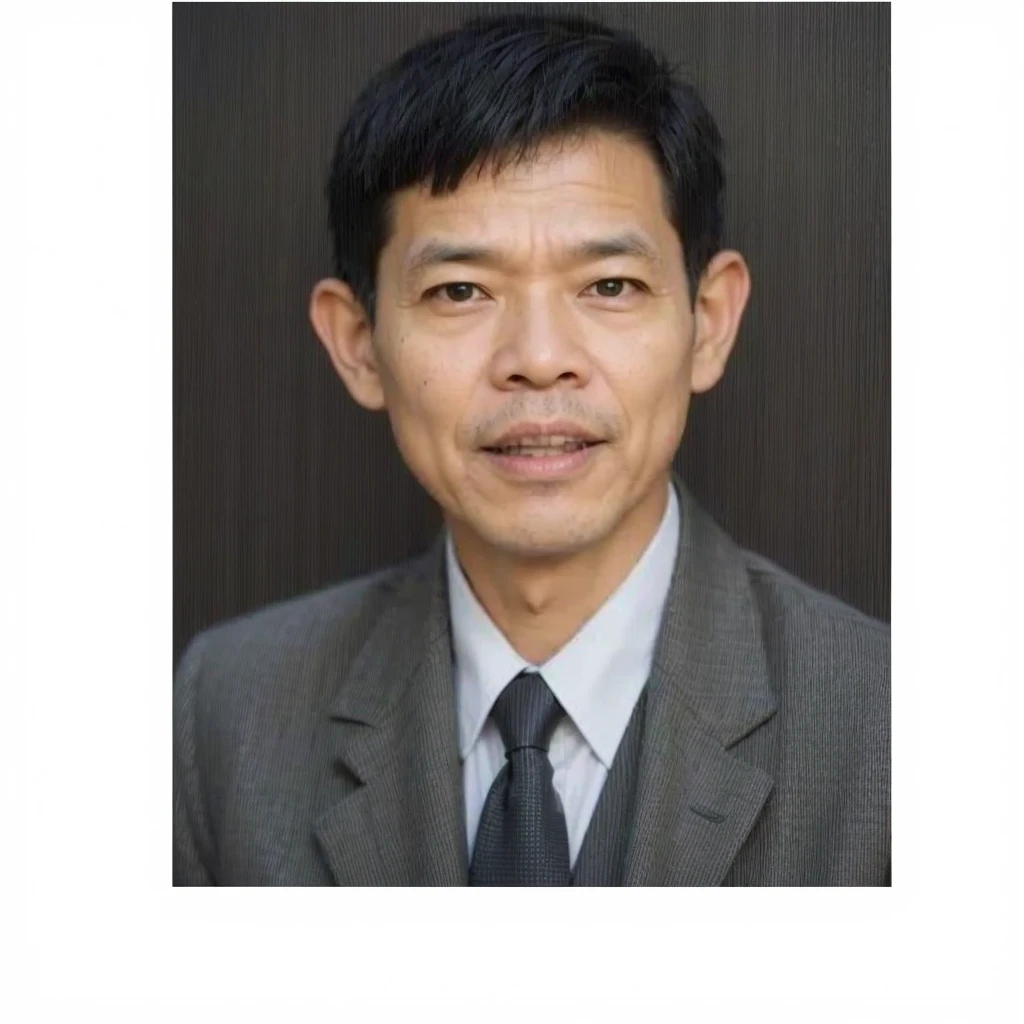 A realistis indonesian man face age 46 years wear a gray suit ,ultra hd 8k 
