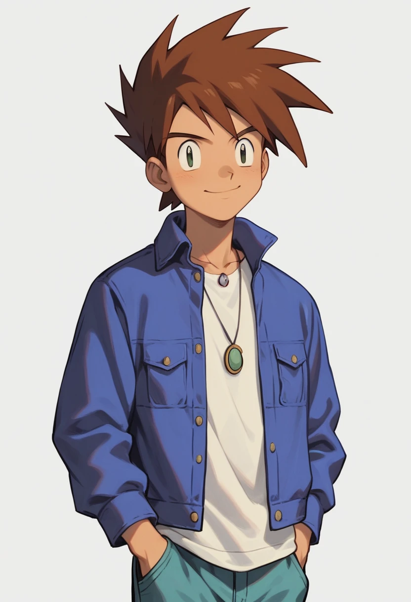 gary oak wearing kantooutfit
