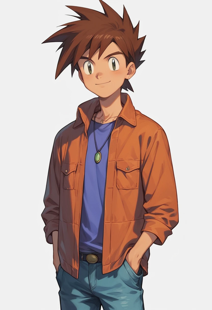 gary oak wearing kantooutfit