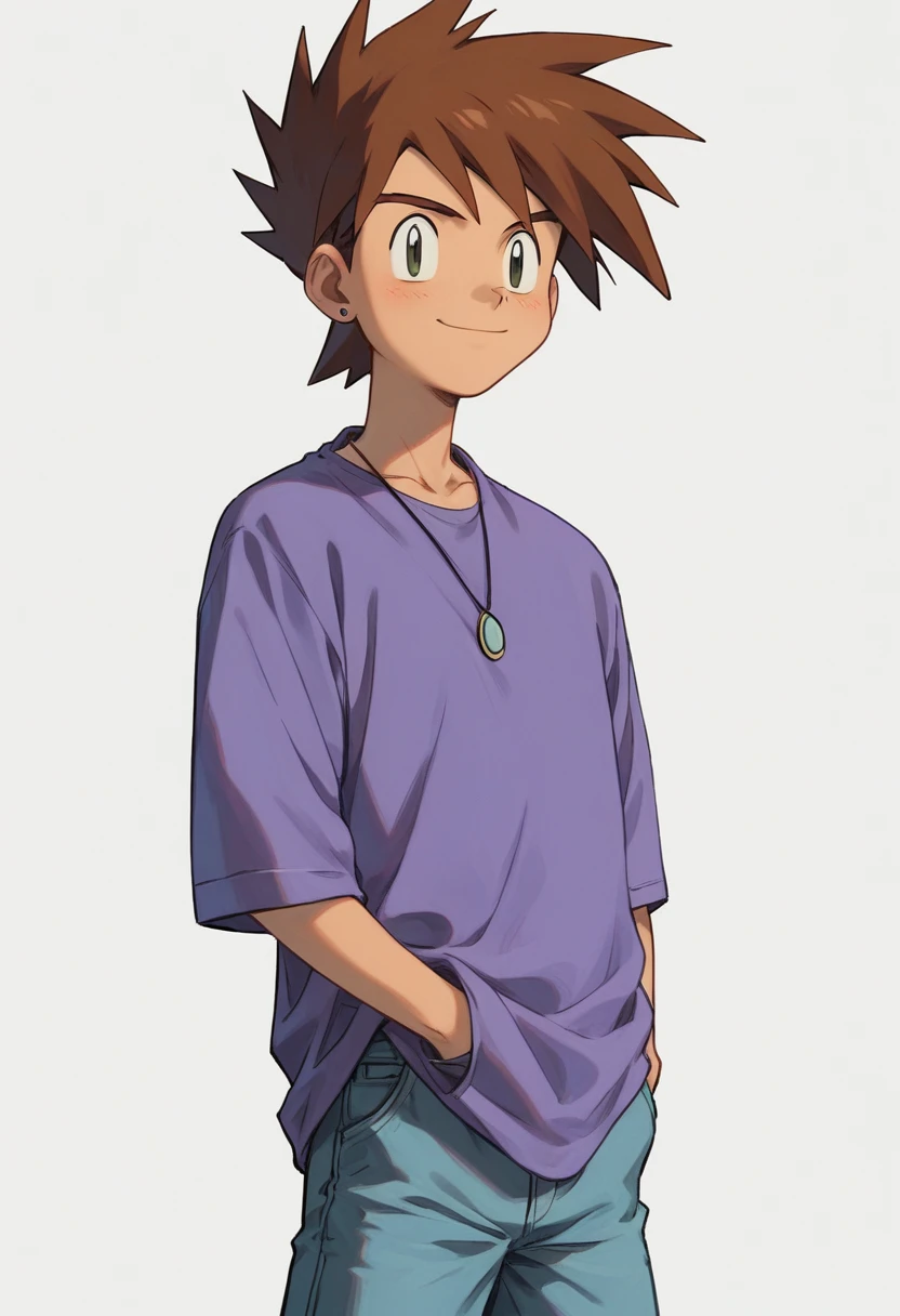 gary oak wearing kantooutfit