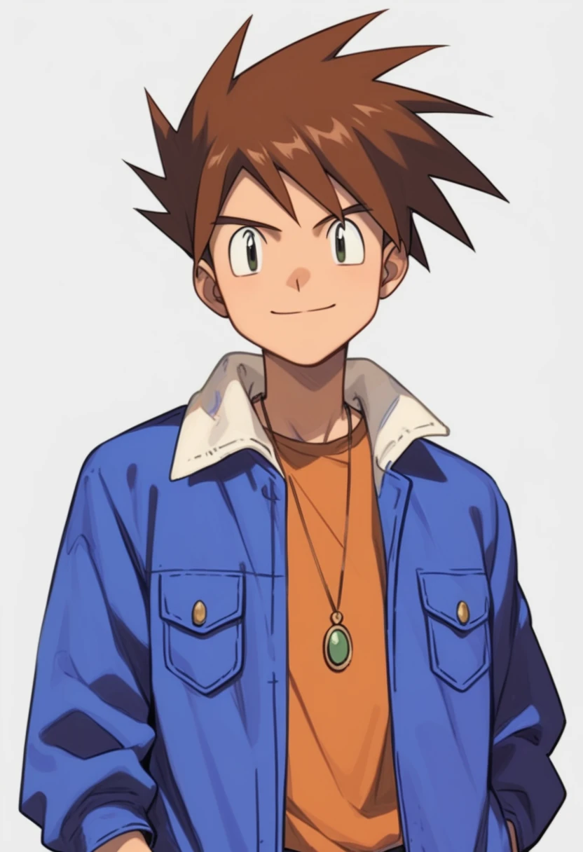 gary oak wearing kantooutfit