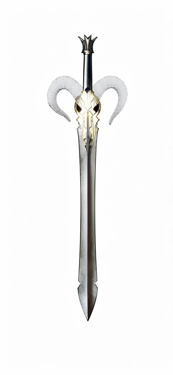 Sword wrapped by a red-eyed snake