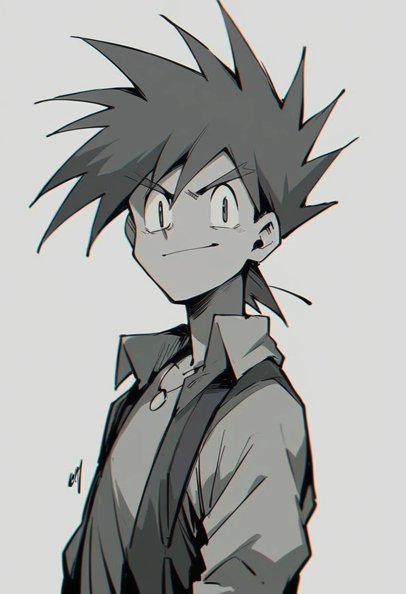 gary oak wearing kantooutfit