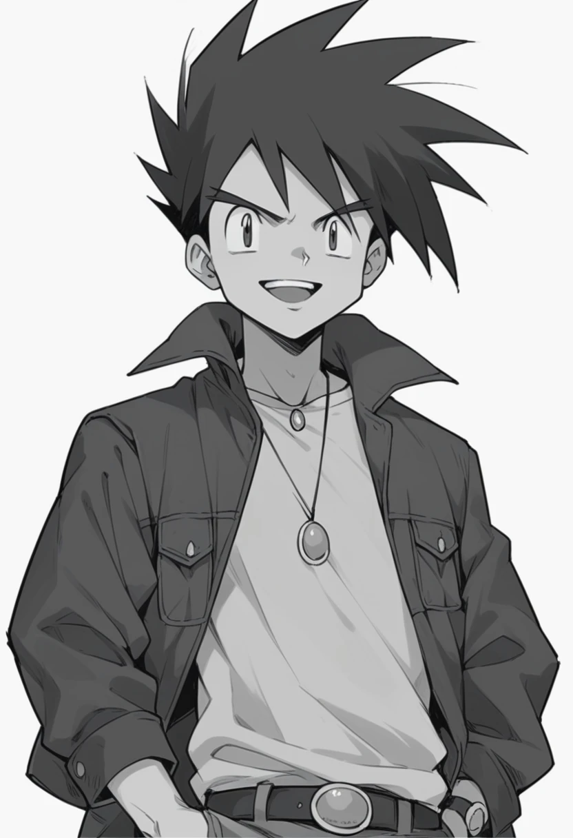 gary oak wearing kantooutfit