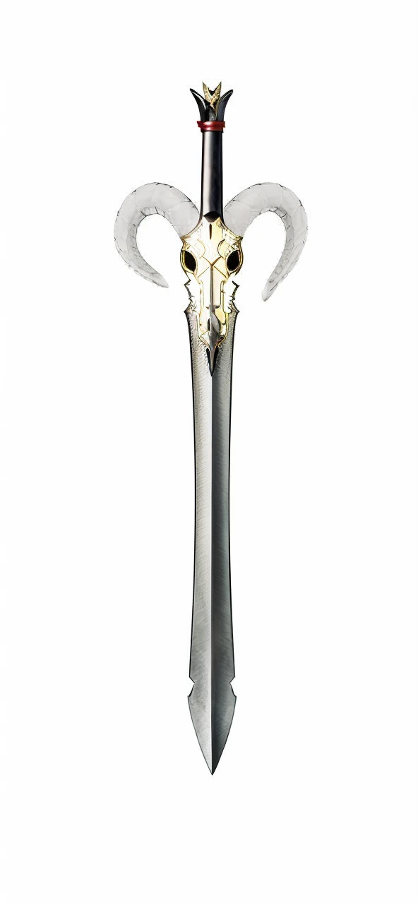 Sword wrapped by a red-eyed snake