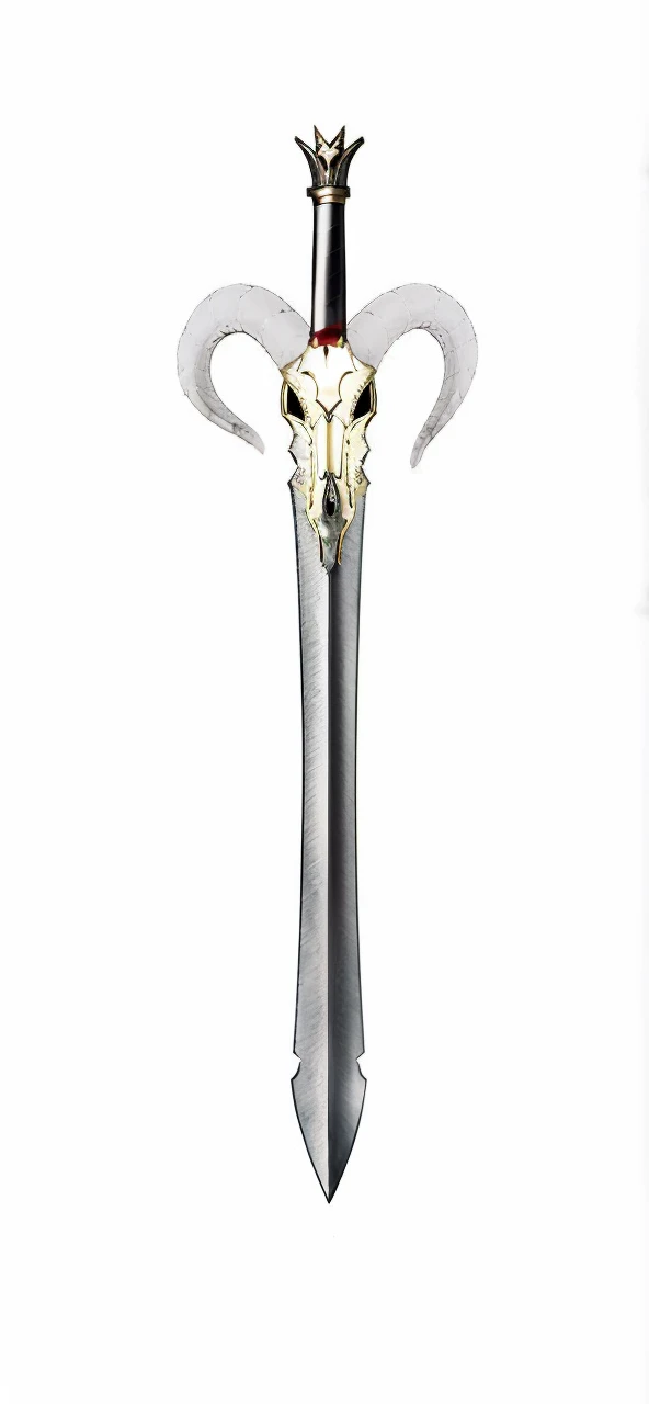 Sword wrapped by a red-eyed snake