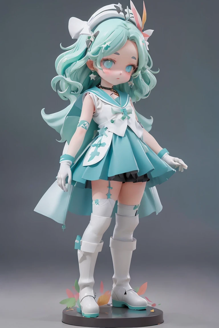 (Full body standing), solo, masterpiece,Best quality,8K, Clear and clean background, Micro close-up, 01 This, 1 Girl, Solitary, sailor warrior uniform, White gloves, Aqua eyes, Green Sailor Warrior, Dark green hair, Hair accessories, Necklace, miniskirt, Short and delicate hair, Earrings and Nipple Rings, Headgear, boots, Knee-high boots, (Eyes for perfect detail:1.2), (high quality:1.2), (High Detail:1.2), (masterpiece:1.2), (Extremely detailed:1.2), illustration,Oil painting brush, solo, (White background), Simple background, Masterpiece, best quality, illustration, , Beautiful and delicate light, Beautiful and delicate eyes, diaphragm, Big forehead, Qibi, 全身masterpiece, best quality at best