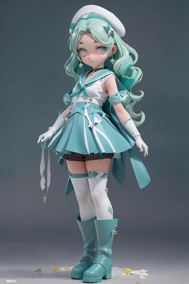 She is very beautiful because she is a rabbit beastman、white and beautiful skin、Yellow eyes、Big eyes、tiny chest、Rabbit tail、tchibi、Mega Mini、Megachibi、sexypose