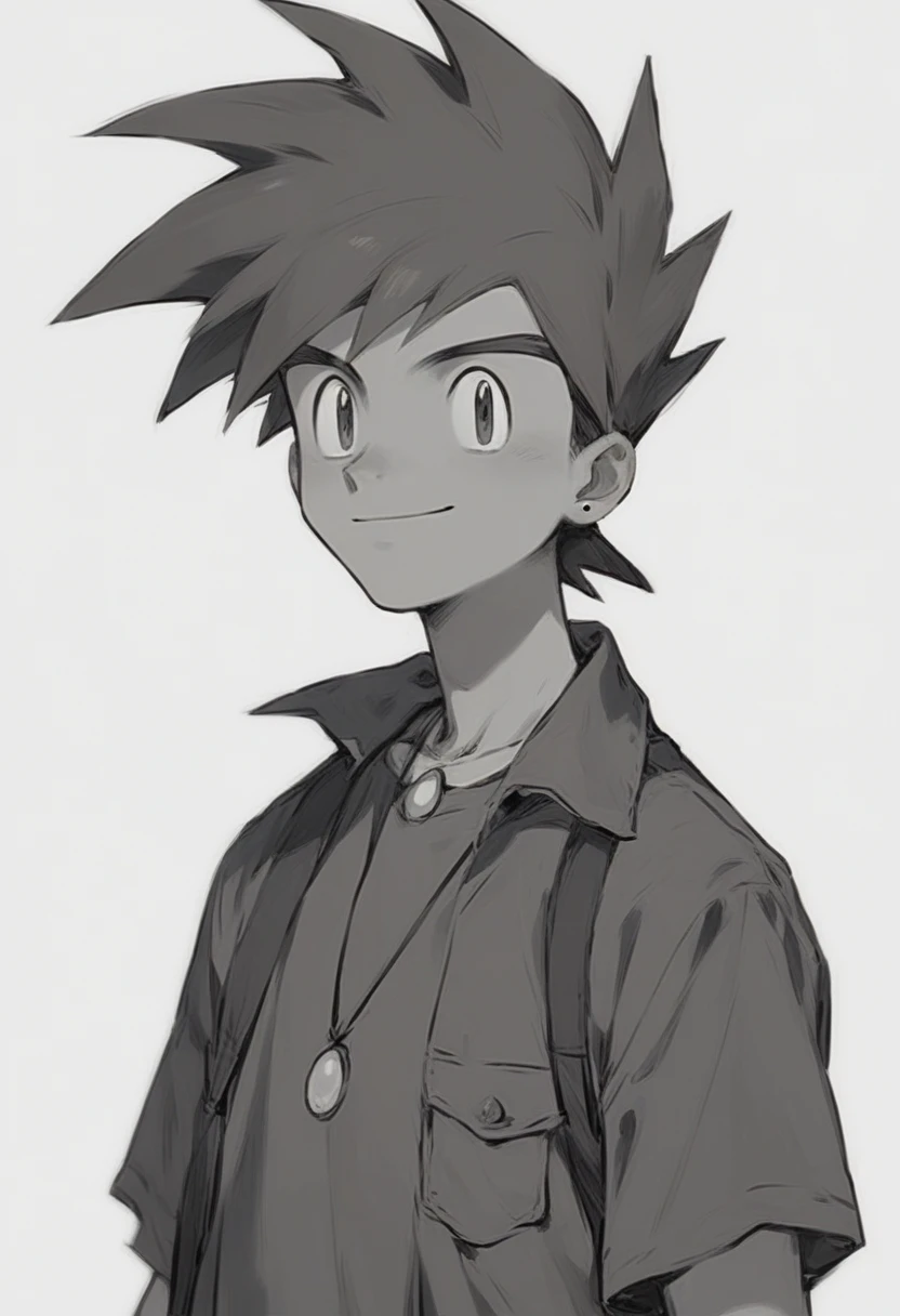 gary oak wearing kantooutfit