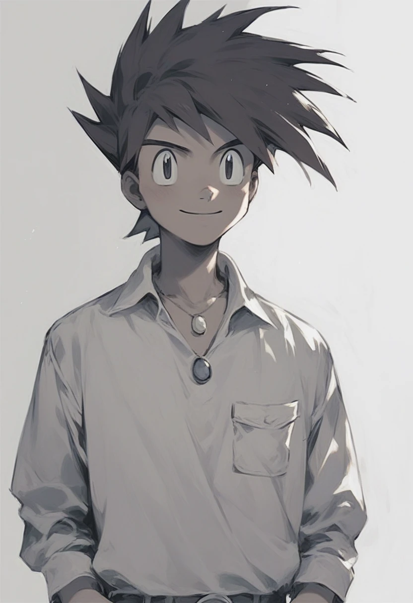 gary oak wearing kantooutfit