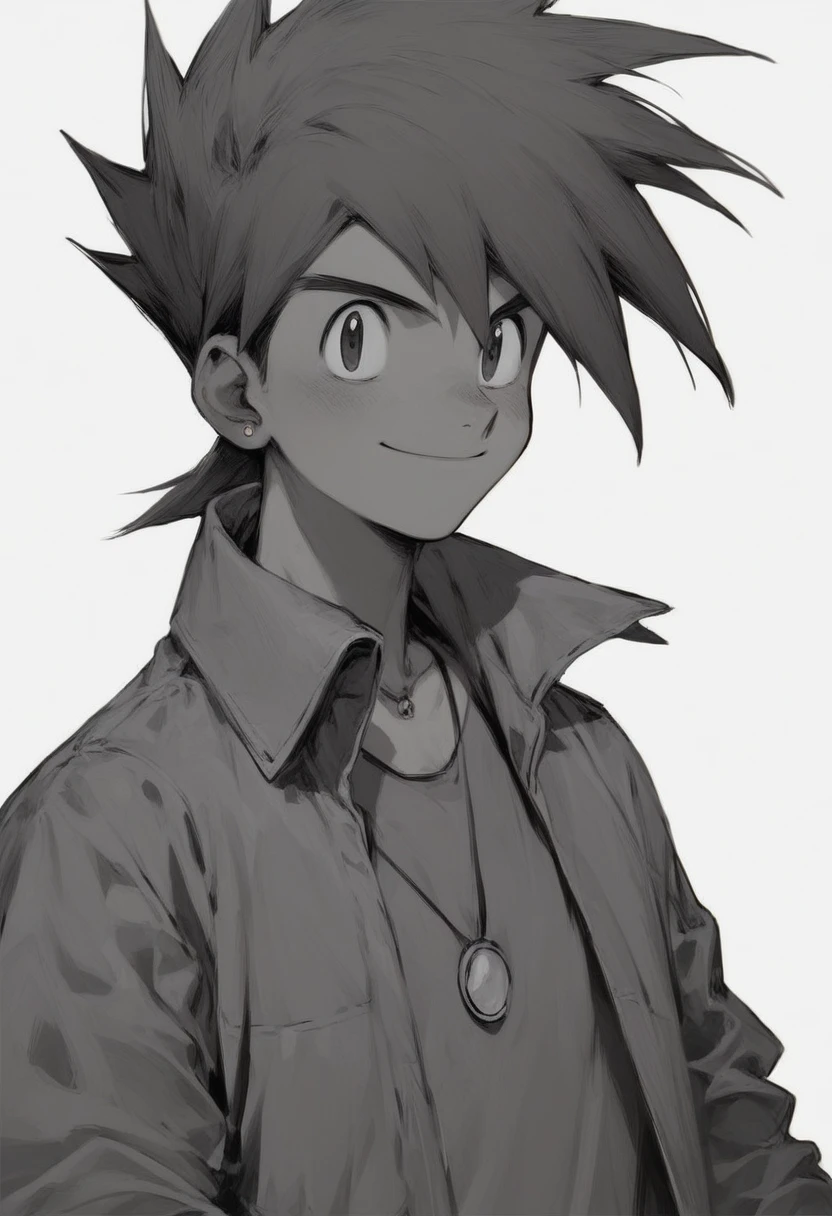 gary oak wearing kantooutfit
