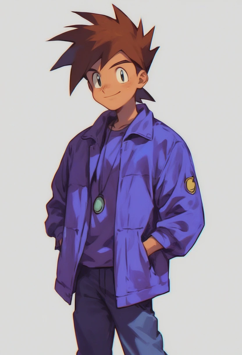 gary oak wearing kantooutfit