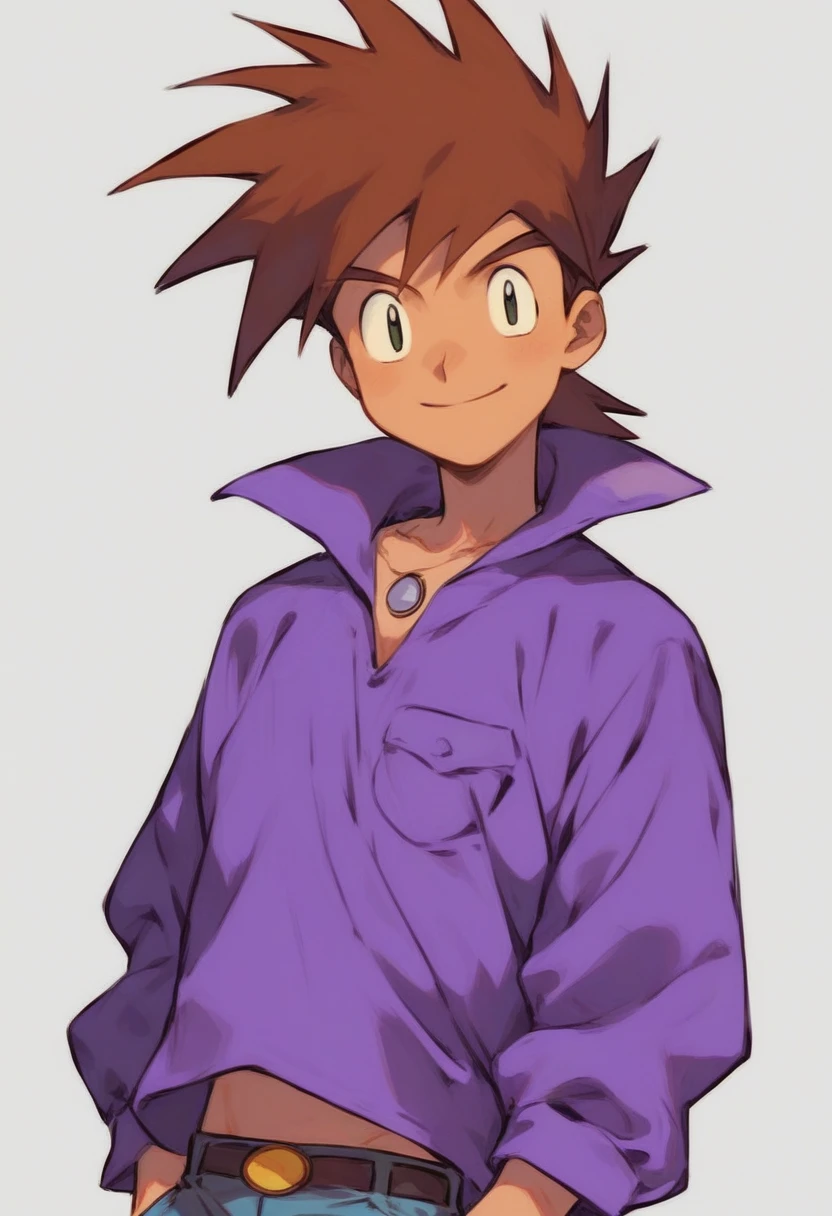gary oak wearing kantooutfit