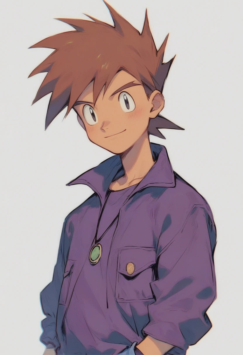 gary oak wearing kantooutfit