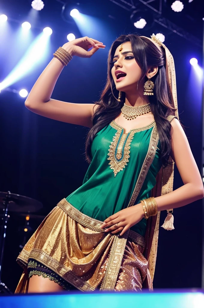 Pakistani stage singing template