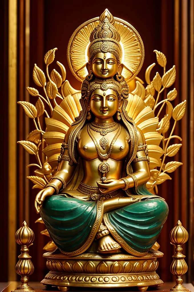 Create a statue of Goddess Lakshmi