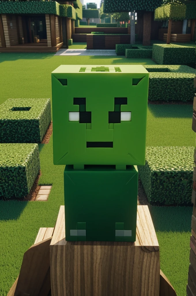 Green minecraft profile picture