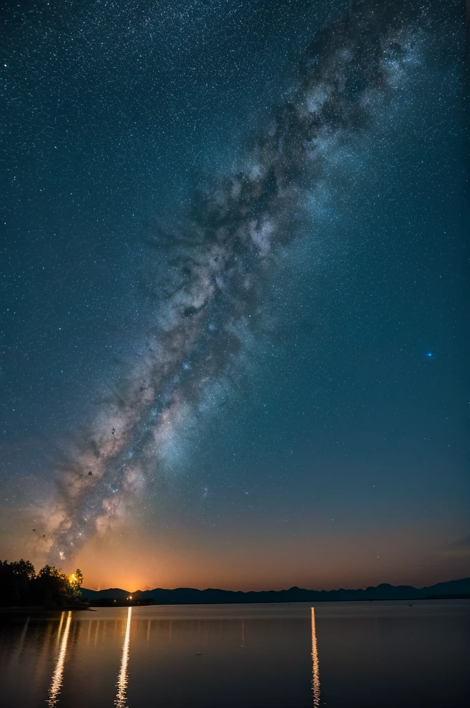 Fantastic summer night sky