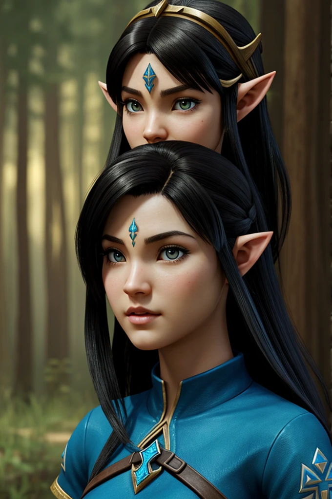 Zelda avatar girl black hair