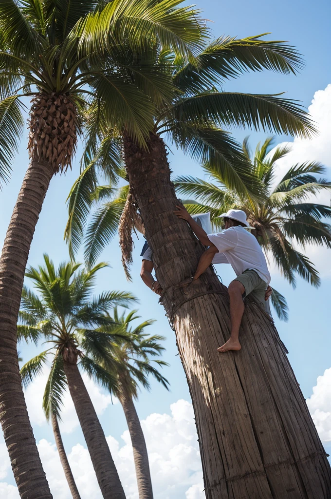 Big palm man