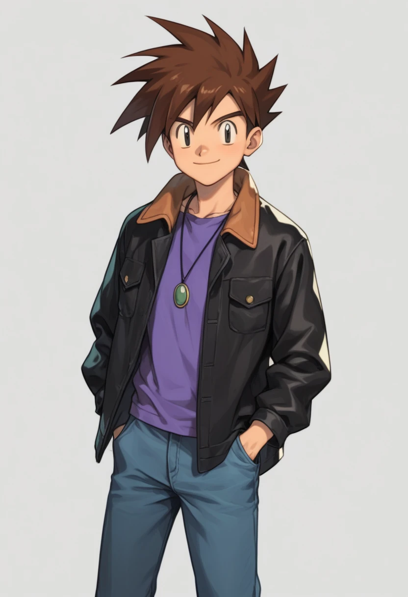 gary oak wearing kantooutfit