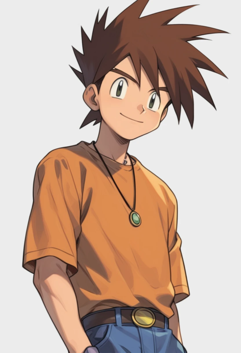gary oak wearing kantooutfit