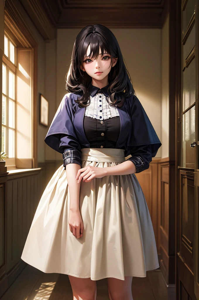 ((masterpiece)), ((highest quality)), ((High resolution)), ((In detail)), One girl,Priscilla's Hybrid, smile