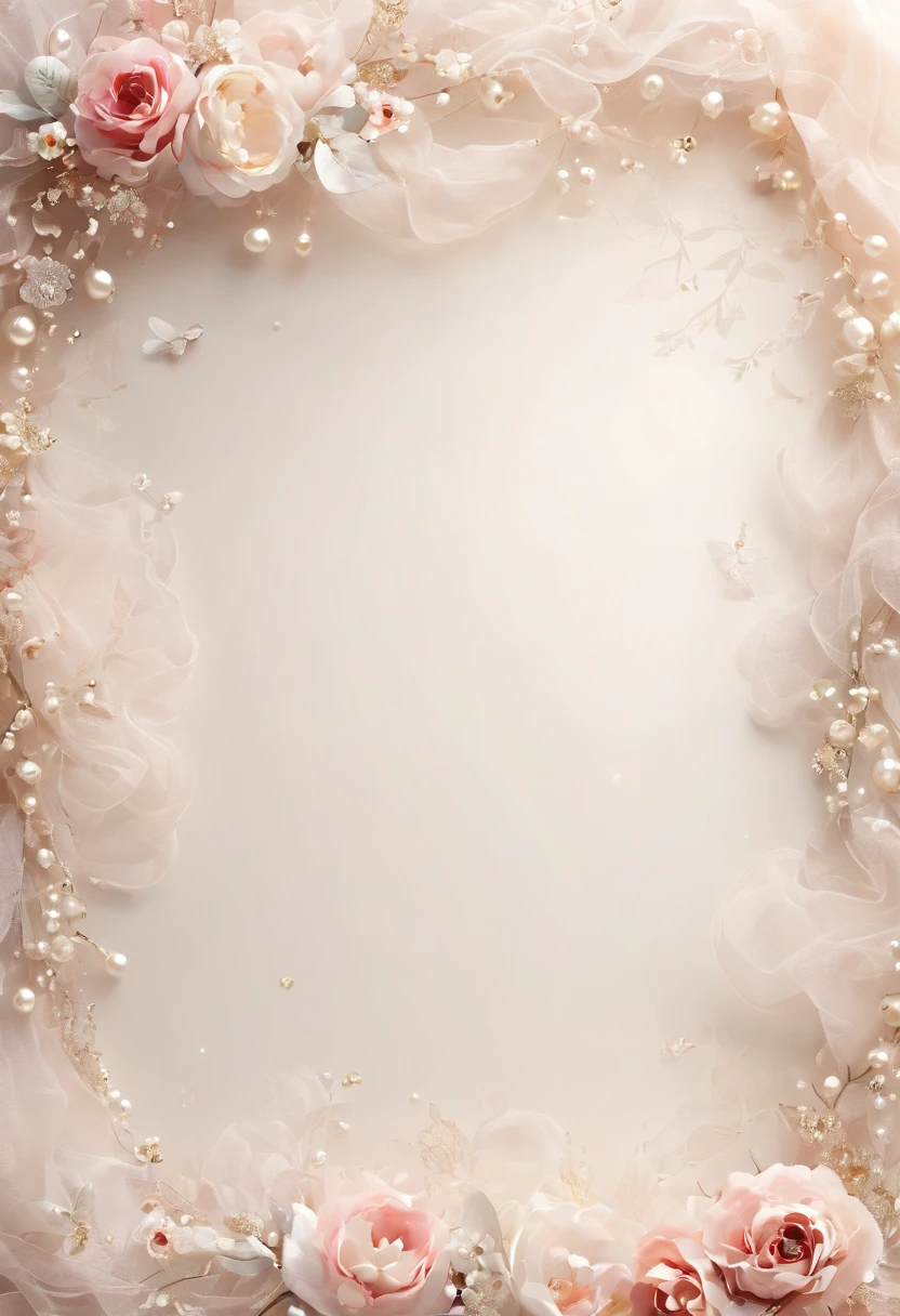 ((background only)),(((masterpiece))), (((Highest quality))), ((Super detailed)), ((非常にdelicateで美しい)), (最高masterpiece:1.4),delicate,8k,((Beautiful layered tulle wallpaper))((Generate cloth only:1.4)),(Zoom in on the skirt that fills the entire screen:1.4)Collage fabric,ghostwhite,Lots of tulle,Fairy tale,ribbon,Pearl ornament,(Shabby chic),Cute atmosphere