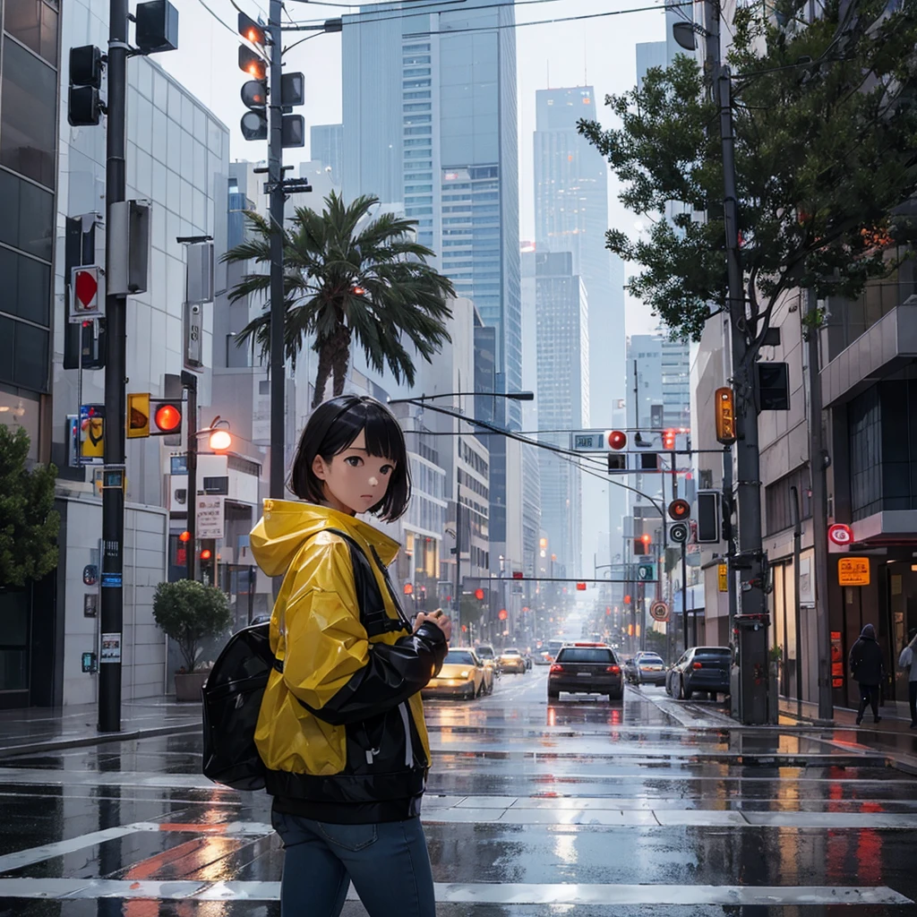 Rain in Los Angeles