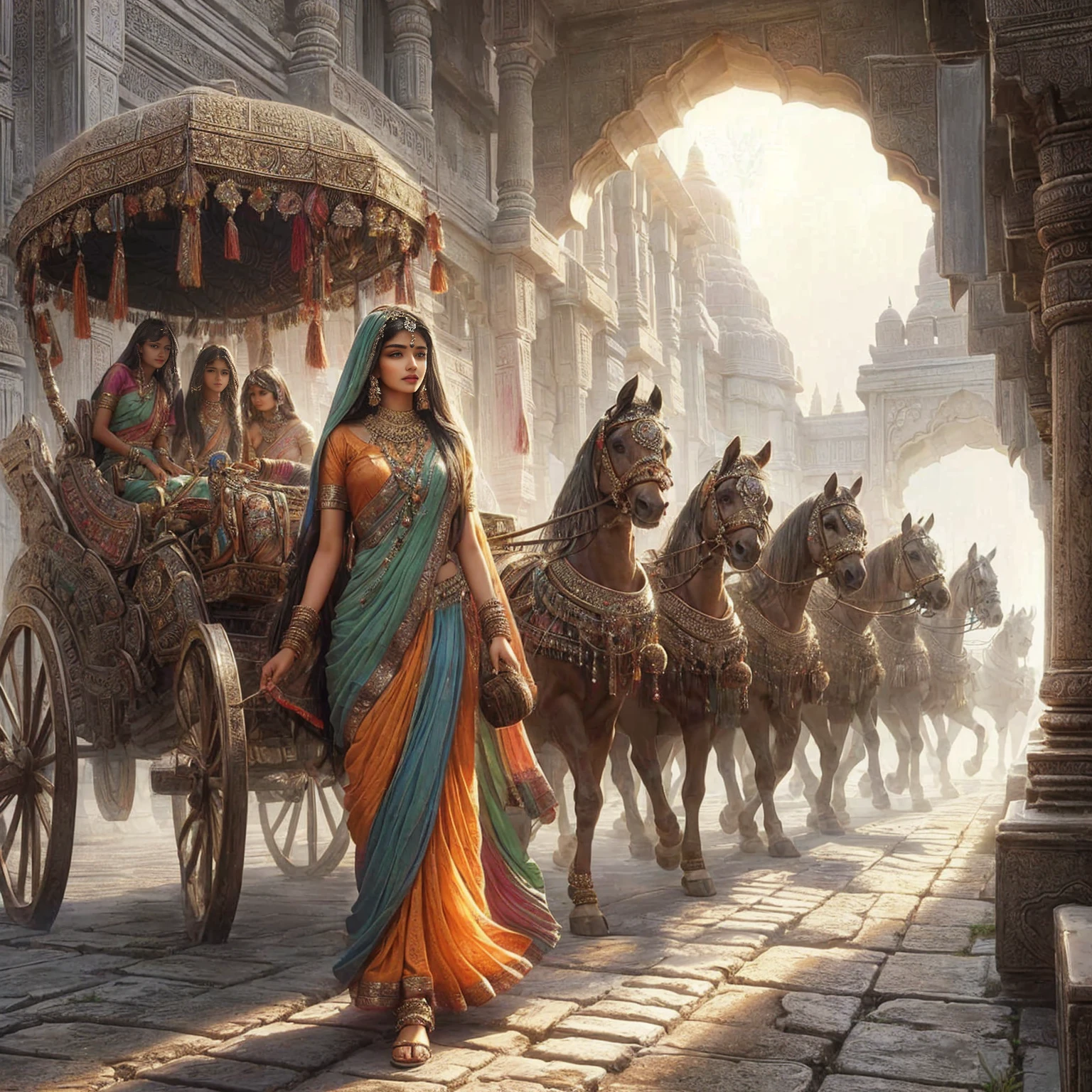 indian woman , Indian Supermodel Beautiful Indian Goddess , Hold the precepts , Realistic, exquisite , indian angel , black hair