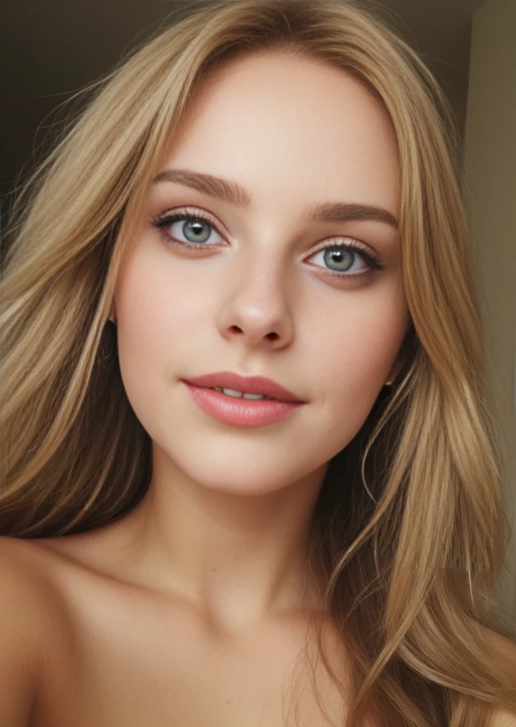 a selfie of a pretty young woman, taken with iphone camera