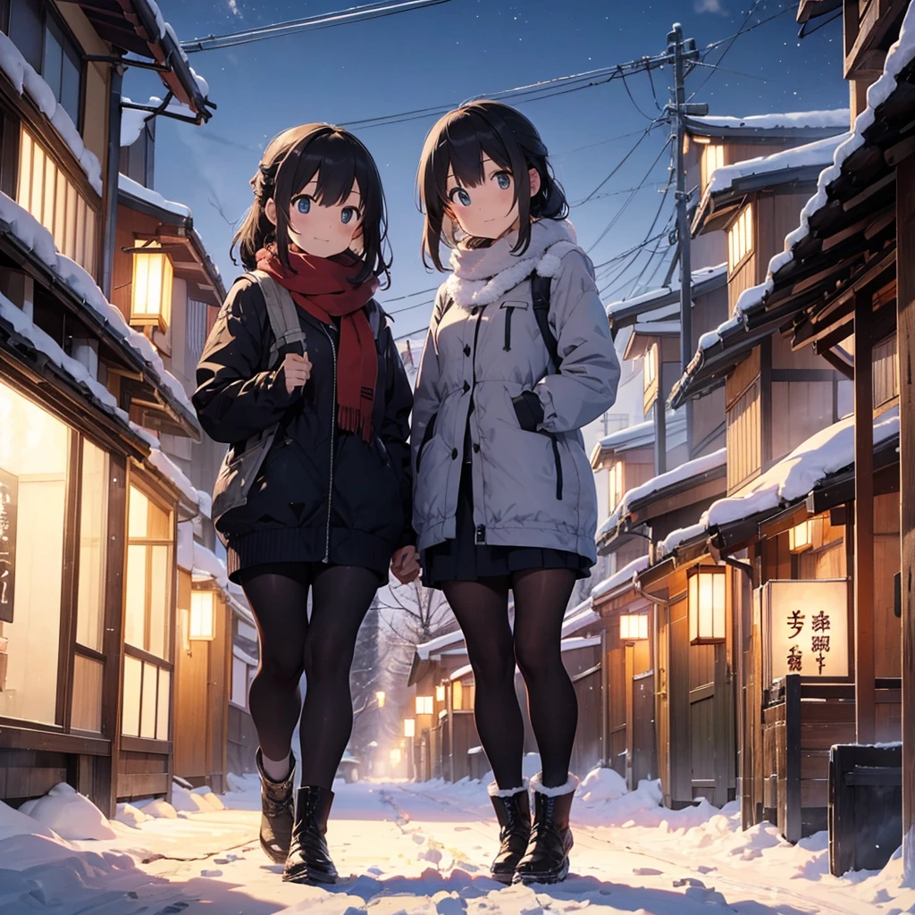 Deep winter in Japan