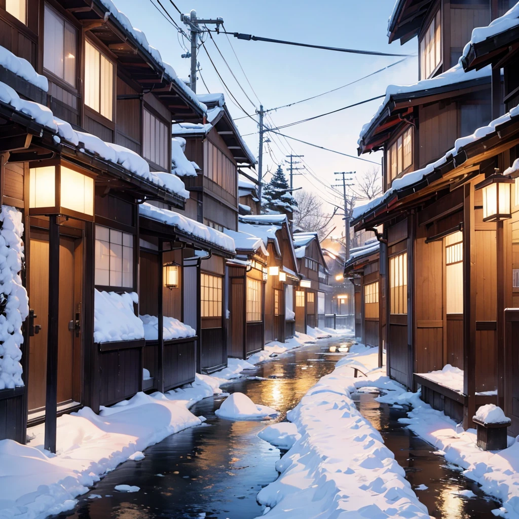 Deep winter in Japan