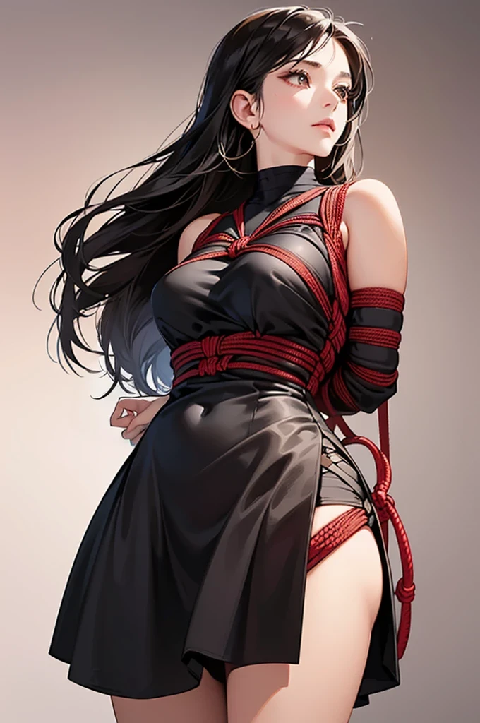long black hair