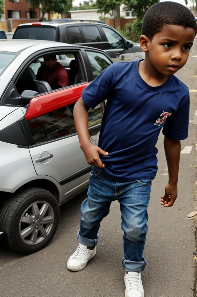 Boy stealing