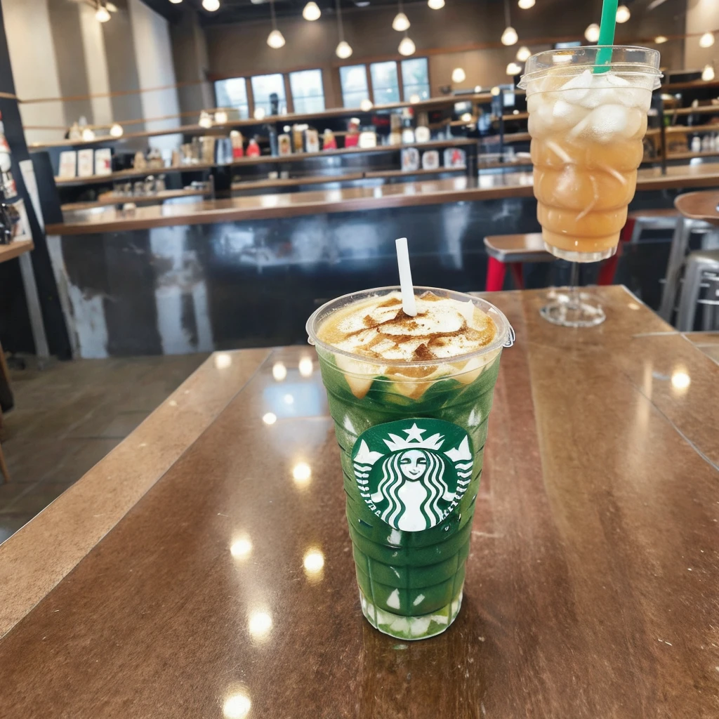close up photo of starbucks drink being held by a girl's hand, aesthetic instagram story --ar 9:16 --style raw --stylize 50