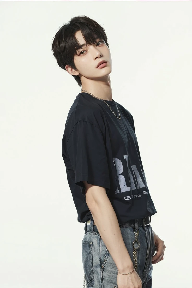 Jungkook 21 years old, defined body.