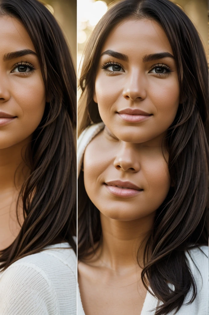 The natural light in your photo looks good. Consider enhancing it a bit to make your face more prominent.