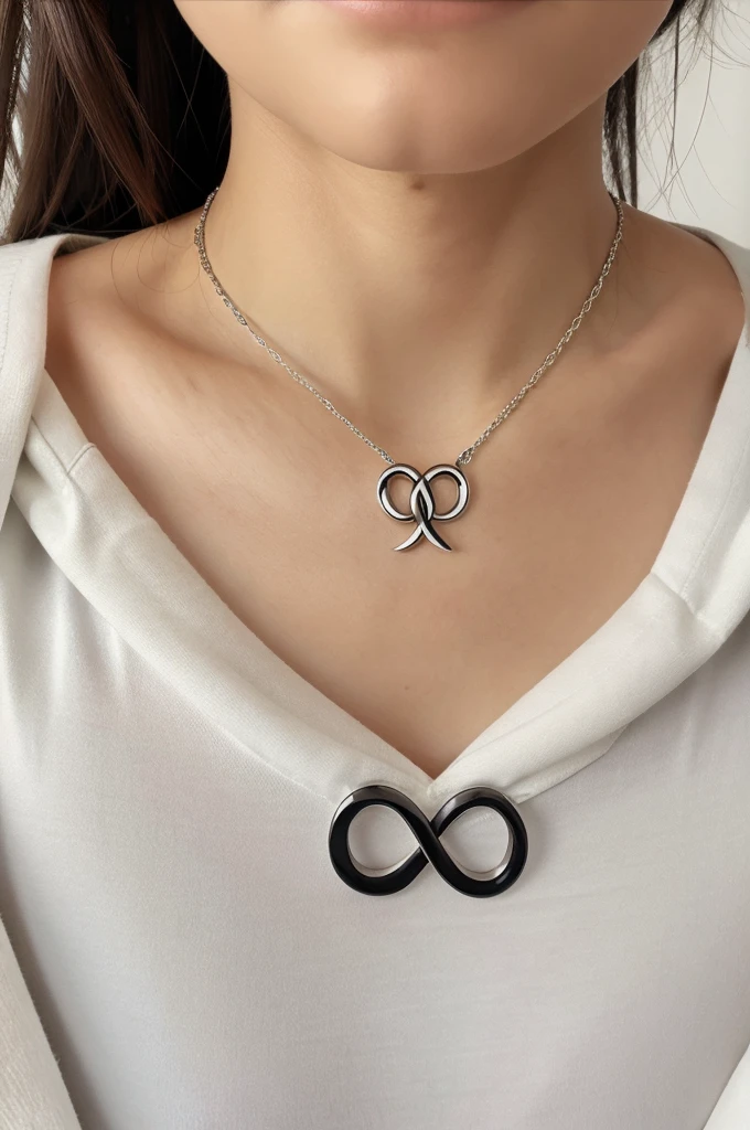 Infinity symbol with the word IN FINE