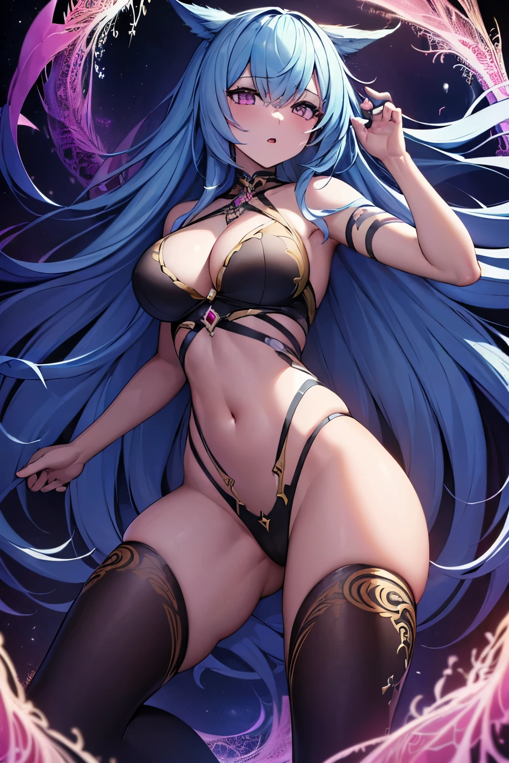 (Masterpiece, Superior quality, Best Quality, Official Art, beautiful and aesthetic:1.2), (1 girl),Upper part of the body, detailed extreme,(Fractal Art:1.3),showy,more detailed