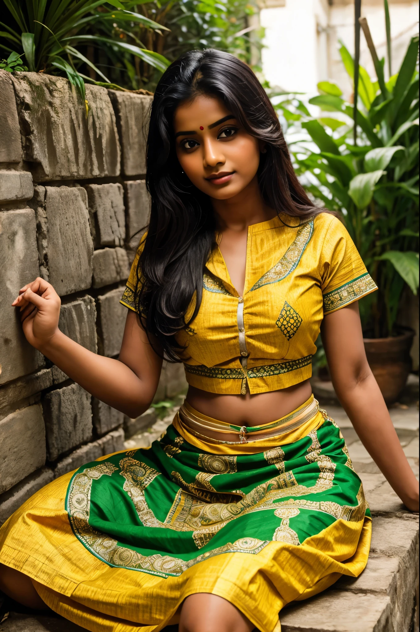 Bengali women with her traditions cloths