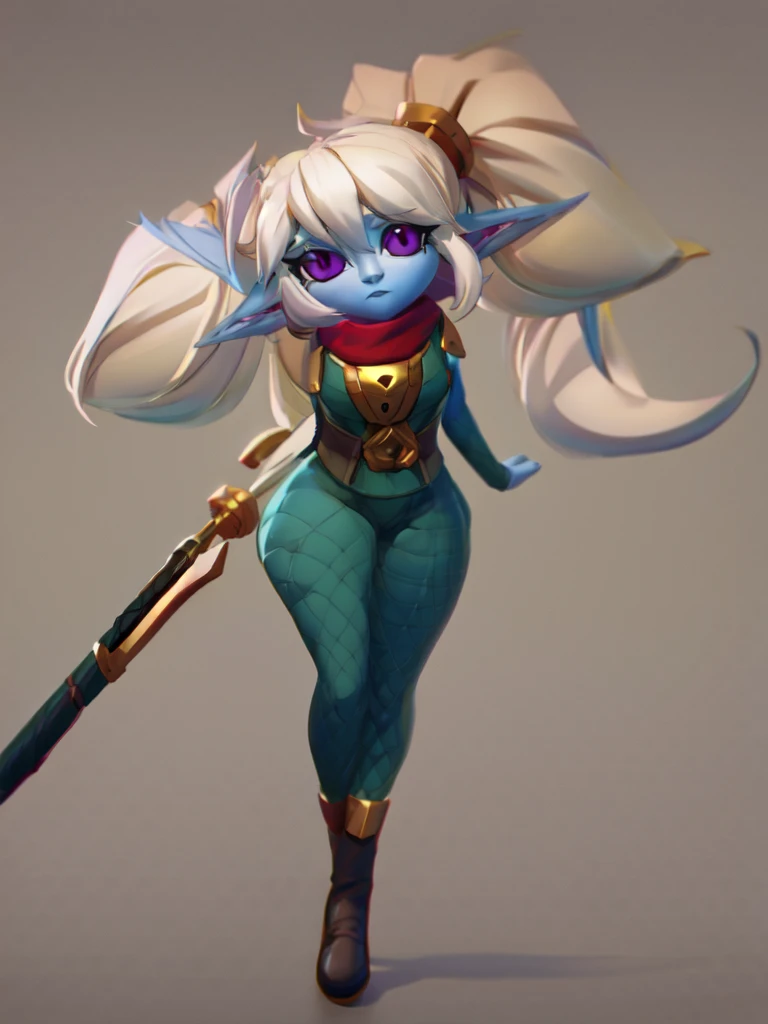 (poppy:1.1), (colored skin:0.9), curvy, 