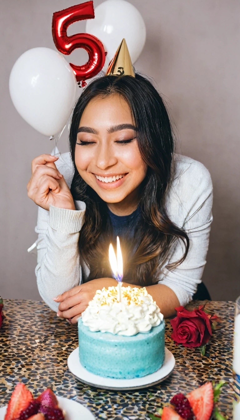 Person celebrating their 5th 