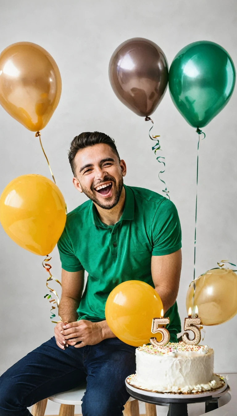 Person celebrating their 5th 