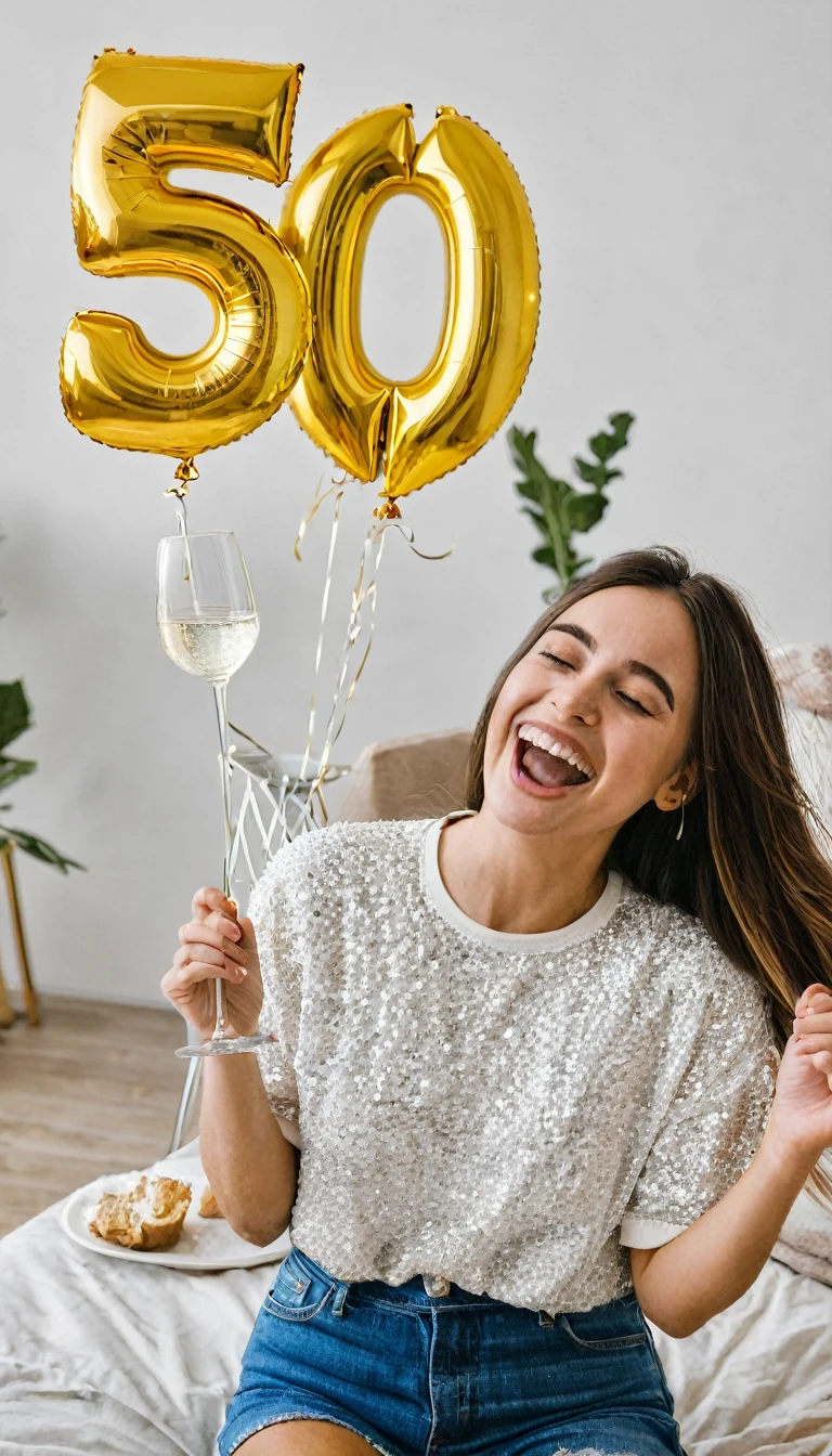 Person celebrating their 5th