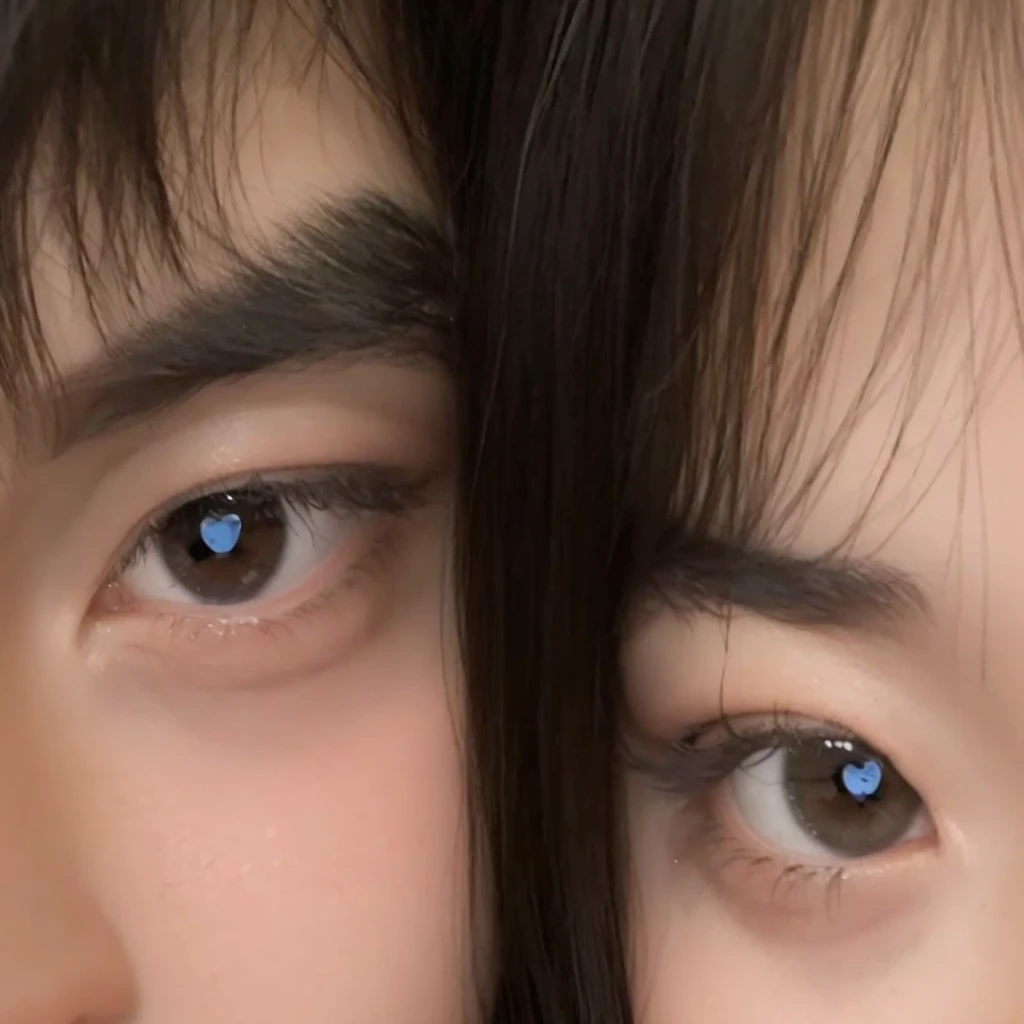 eyes of two asian people, man and woman, image of eyes, Asian boy, Asian girl