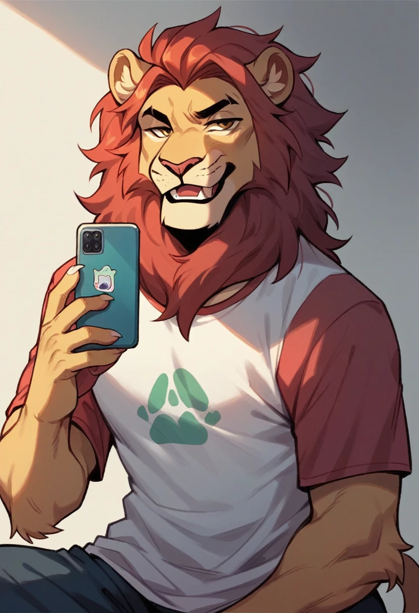a lion dressed no to cyberbullying on tiktok